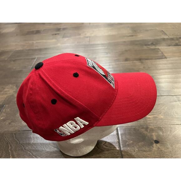 Vintage NBA Mens Red Portland TrailBlazers Adjustable Strapback Hat Baseball Cap - Picture 5 of 10